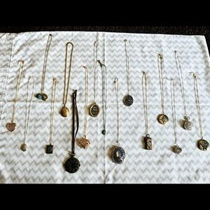LOCKET NECKLACES. Made by me!